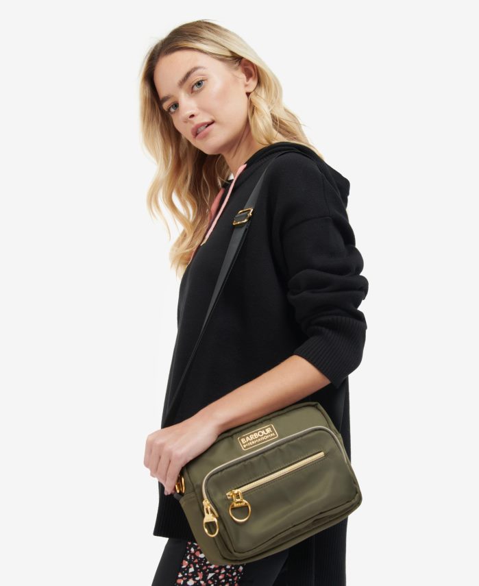Barbour דקל ירוק נשים תיק Crossbody מתאים R86Z6X2410 אביזרים