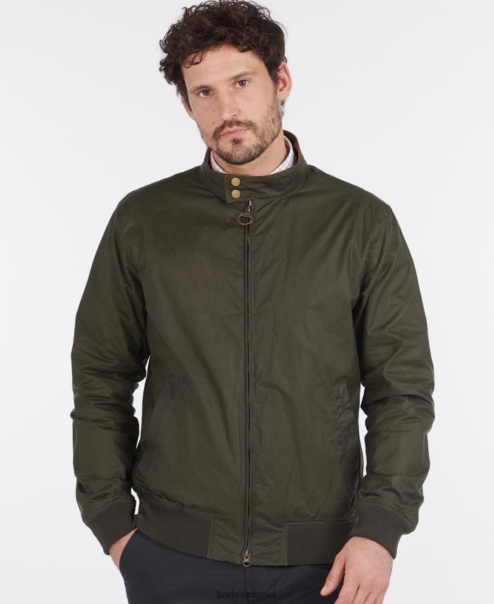 Barbour שָׁחוֹר גברים מעיל כותנה בשעווה רויסטון קל משקל R86Z6X11 הַלבָּשָׁה