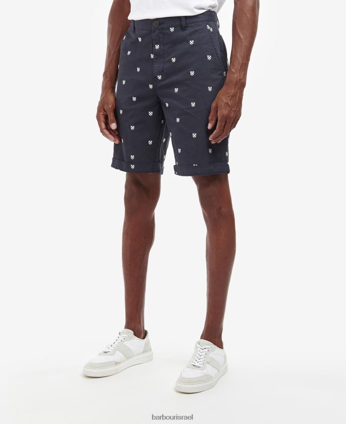 Barbour חיל הים הקלאסי גברים מכנסיים קצרים רקומים R86Z6X1230 הַלבָּשָׁה