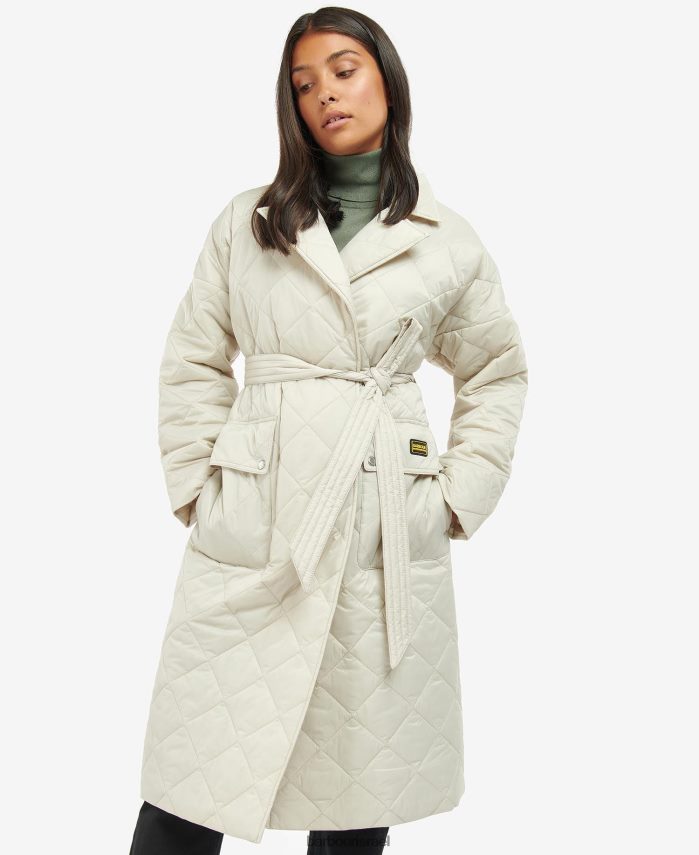 Barbour עֲרָפֶל נשים ז'קט מרופד מעץ הארנב R86Z6X1454 הַלבָּשָׁה