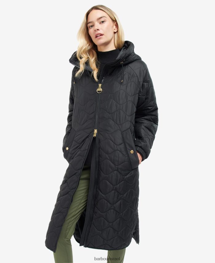 Barbour ירוק דקל נשים ז'קט קווילט של רולנד R86Z6X1468 הַלבָּשָׁה