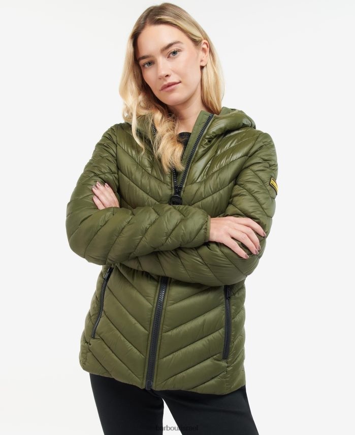 Barbour שחור קלאסי נשים ז'קט קווילט של קוספורד R86Z6X1476 הַלבָּשָׁה