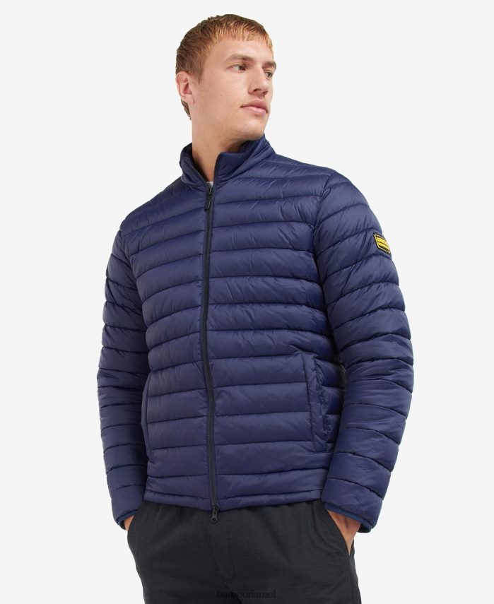 Barbour שָׁחוֹר גברים ז'קט מרופד של רייסר אימפלר R86Z6X151 הַלבָּשָׁה