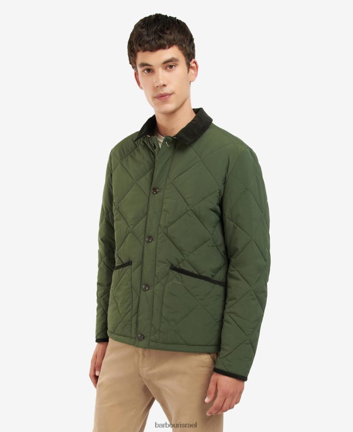 Barbour חיל הים הקלאסי גברים ז'קט קווילט של קולינדייל R86Z6X153 הַלבָּשָׁה