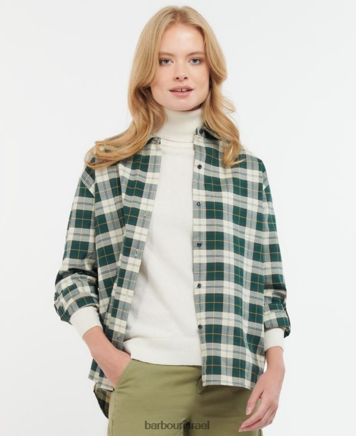 Barbour טרטן קלאסי נשים חולצה של אלישאו R86Z6X1600 הַלבָּשָׁה