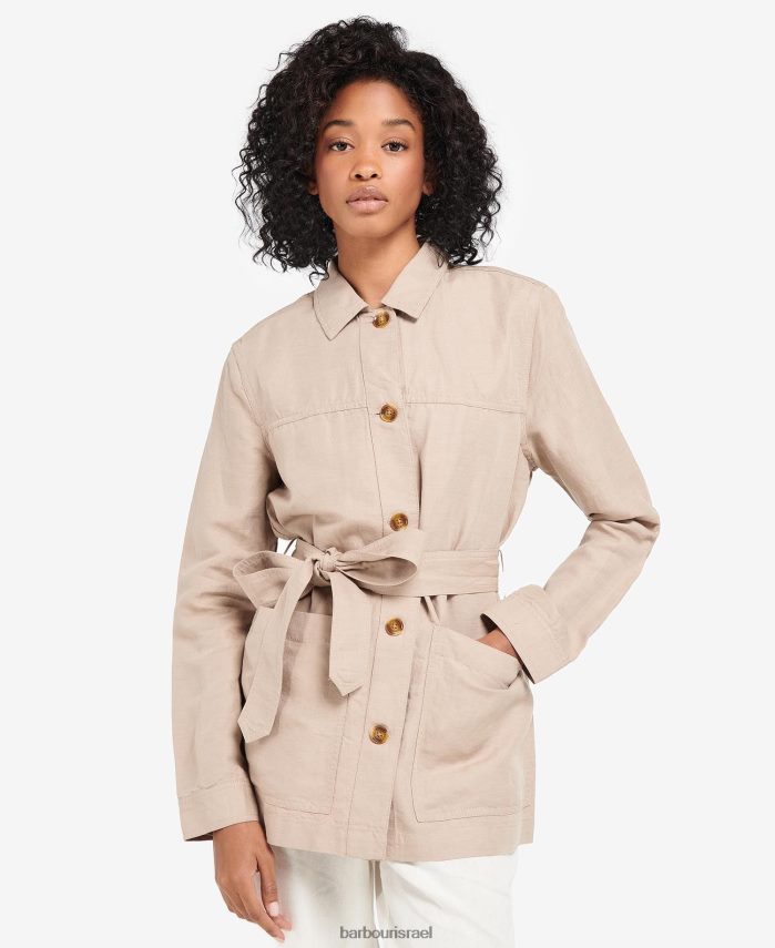 Barbour עץ אשור נשים חולצת אובר של גרטה R86Z6X1606 הַלבָּשָׁה