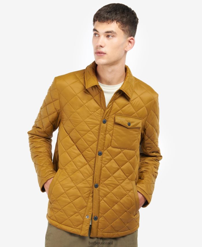 Barbour חוּם אֲדַמדַם גברים ז'קט קווילט למתחילים R86Z6X162 הַלבָּשָׁה