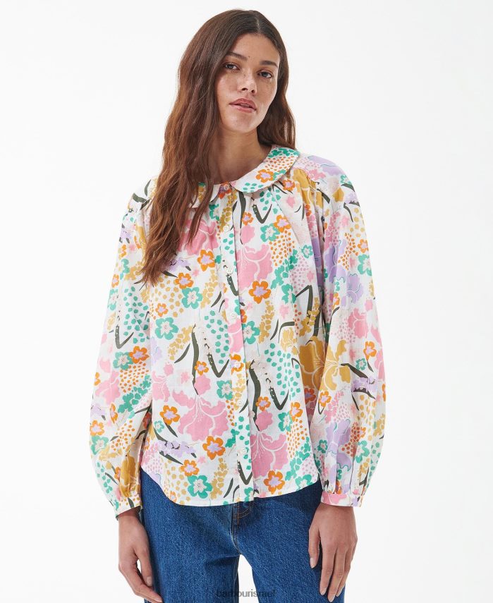 Barbour מולטי קלאסי נשים חולצת דלפיניום R86Z6X1624 הַלבָּשָׁה