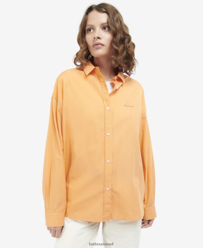 Barbour ורוד קלאסי נשים חולצת קנמור בקיץ R86Z6X1632 הַלבָּשָׁה