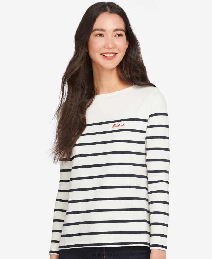 Barbour ענן/צי נשים עליונית בראדלי R86Z6X1677 הַלבָּשָׁה