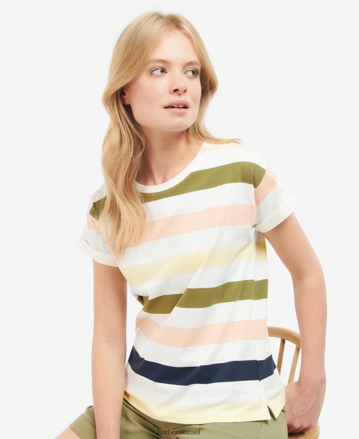 Barbour חמאה מולטי לייט נשים טופ לינדייל R86Z6X1678 הַלבָּשָׁה