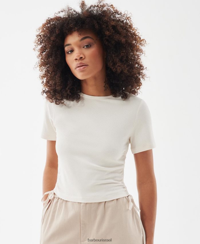 Barbour צַדֶפֶת נשים חולצת טריקו של לורימר R86Z6X1693 הַלבָּשָׁה
