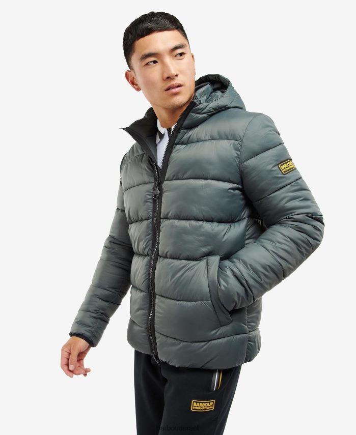 Barbour פֶּחָם גברים ז'קט קפיטונאז' מדור קודם R86Z6X170 הַלבָּשָׁה