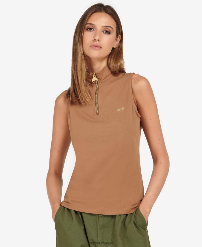 Barbour שחור קלאסי נשים כסוקי חצי רוכסן עליון R86Z6X1702 הַלבָּשָׁה