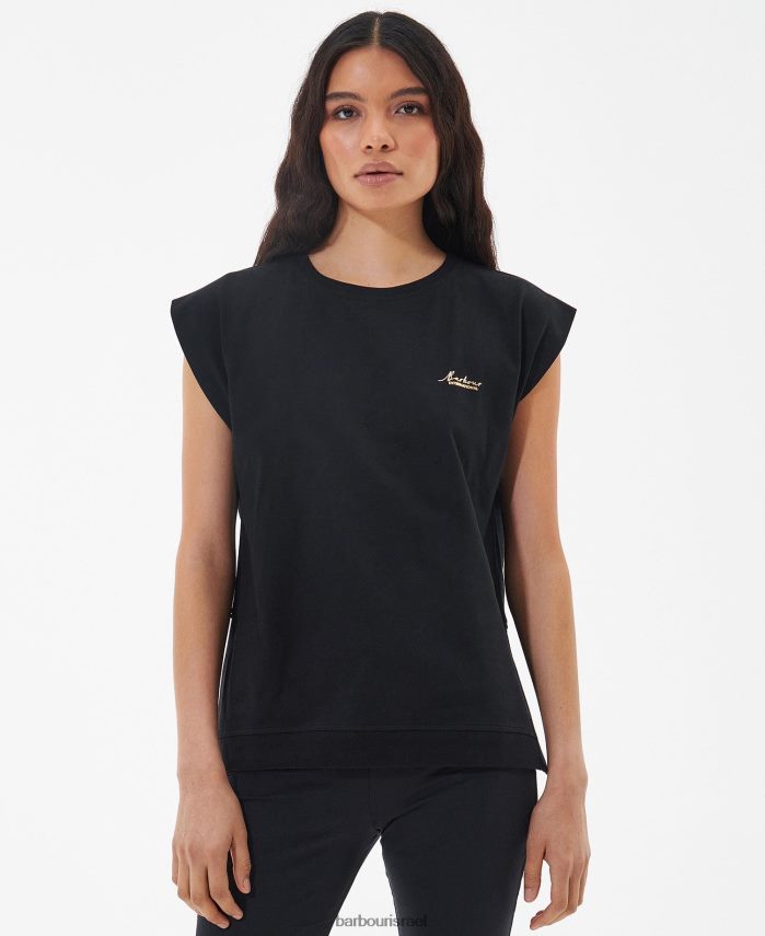 Barbour אלמוגים אטומיים נשים חולצת טריקו של סנדרסון R86Z6X1707 הַלבָּשָׁה