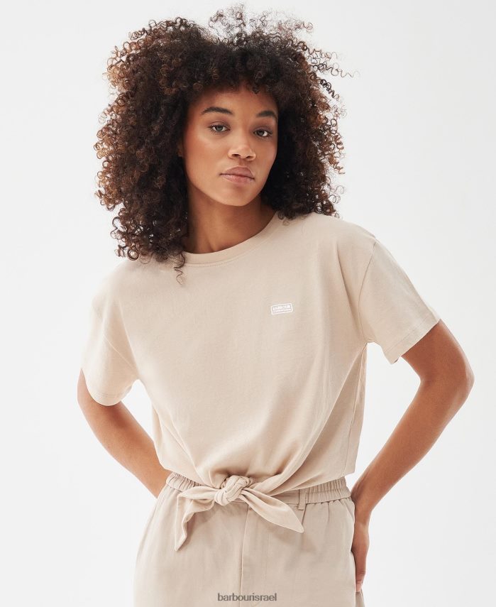 Barbour שחור קיץ נשים חולצת טי-שירט של נשמה R86Z6X1712 הַלבָּשָׁה