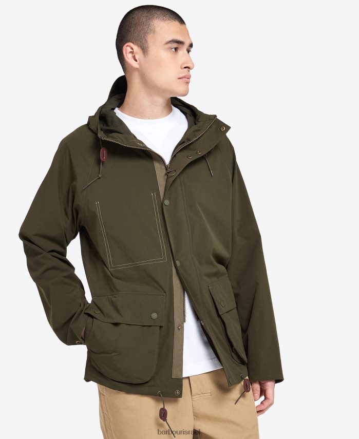 Barbour חֲפִירָה גברים מעיל פארקה שדה R86Z6X172 הַלבָּשָׁה