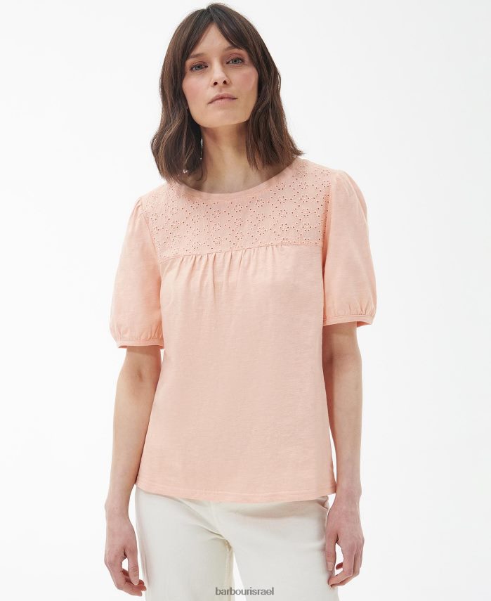 Barbour עץ זית נשים טופ פנינה R86Z6X1739 הַלבָּשָׁה