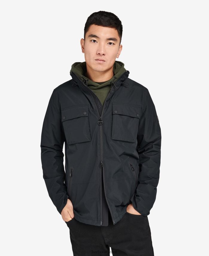 Barbour מרווה גברים ז'קט עמיד למים אובל R86Z6X174 הַלבָּשָׁה