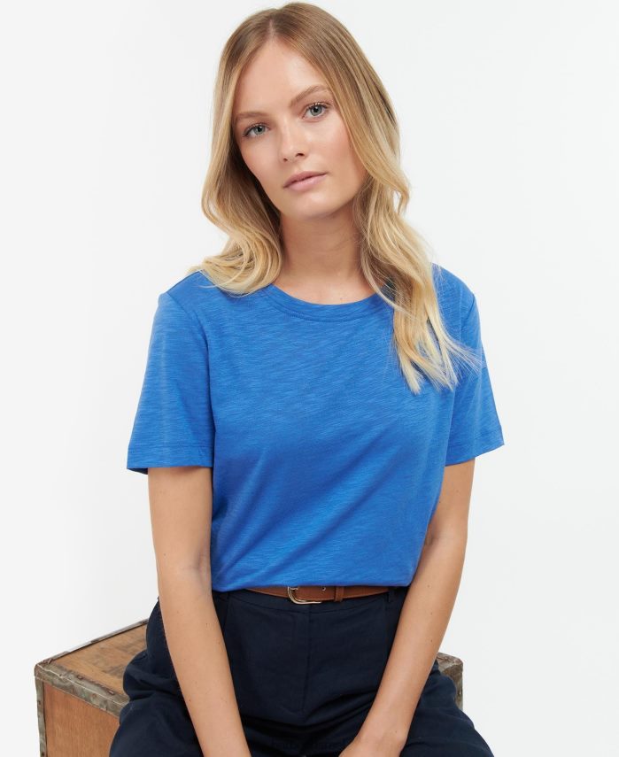 Barbour פעמון כחול נשים טופ דרלה R86Z6X1756 הַלבָּשָׁה