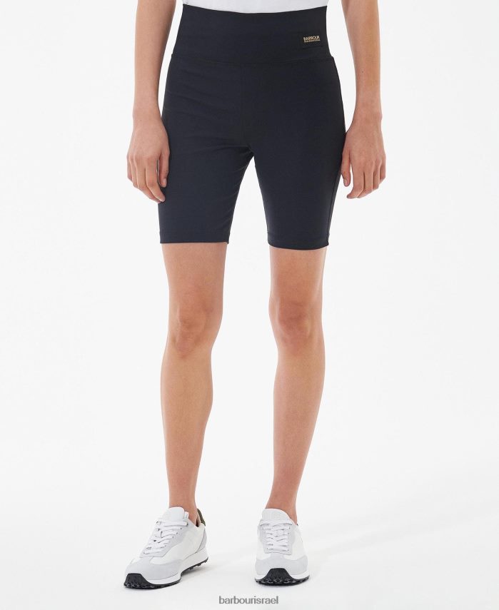 Barbour שחור קלאסי נשים מכנסיים קצרים של הלטון R86Z6X1790 הַלבָּשָׁה