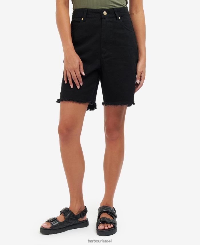 Barbour לבן קלאסי נשים מכנסי גליקה קצרים R86Z6X1799 הַלבָּשָׁה