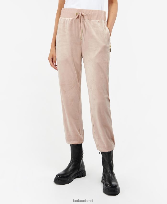 Barbour חימר ורוד נשים ג'וגר בכבישים מהירים R86Z6X1810 הַלבָּשָׁה