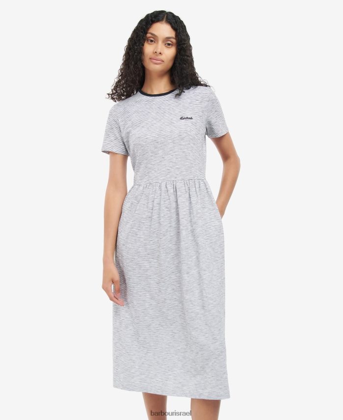 Barbour לבן שחור נשים שמלת אלווד R86Z6X1832 הַלבָּשָׁה