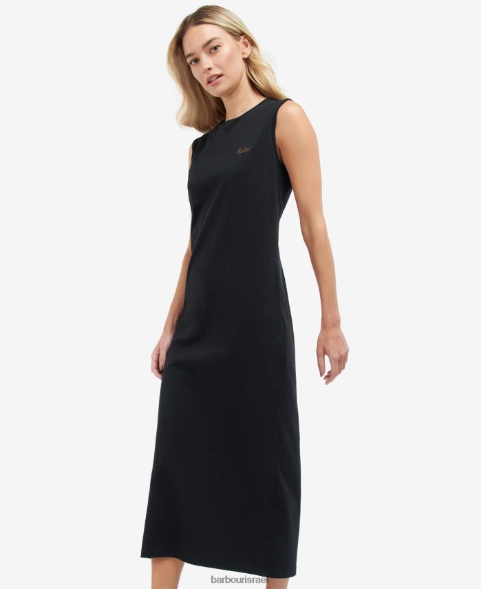 Barbour שחור קלאסי נשים שמלת ג'רסי פולקורט R86Z6X1873 הַלבָּשָׁה