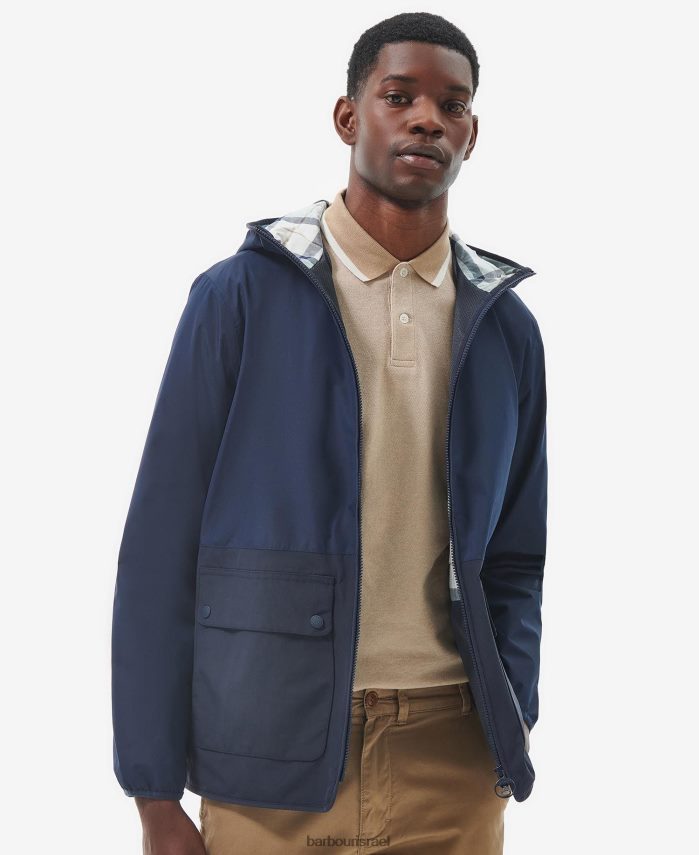 Barbour חיל הים הקלאסי גברים מעיל עמיד למים קנט R86Z6X189 הַלבָּשָׁה