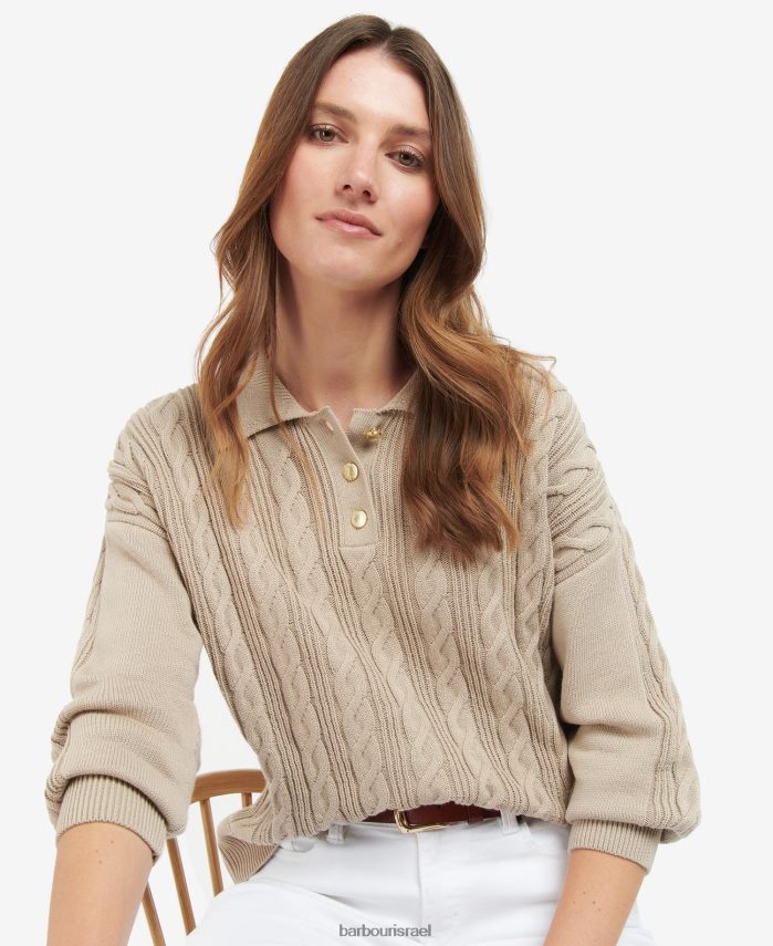 Barbour חול קל נשים מגשר סרוג ערער R86Z6X1912 הַלבָּשָׁה