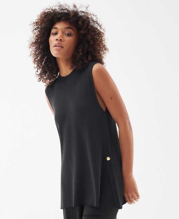 Barbour צַדֶפֶת נשים אפוד סרוג של אנדרסון R86Z6X1926 הַלבָּשָׁה