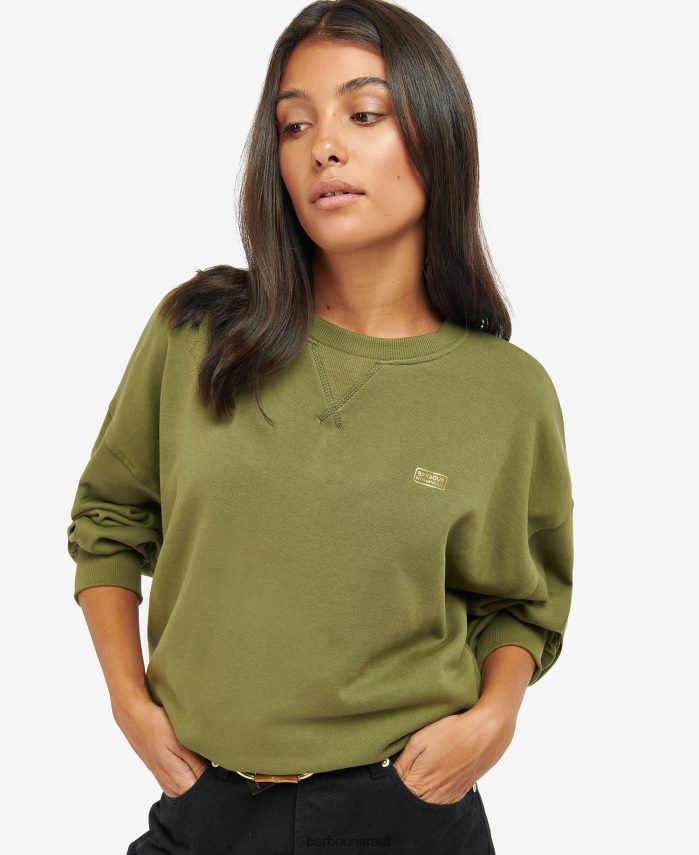 Barbour לימונדה ורודה נשים סווטשירט רוסין R86Z6X2028 הַלבָּשָׁה