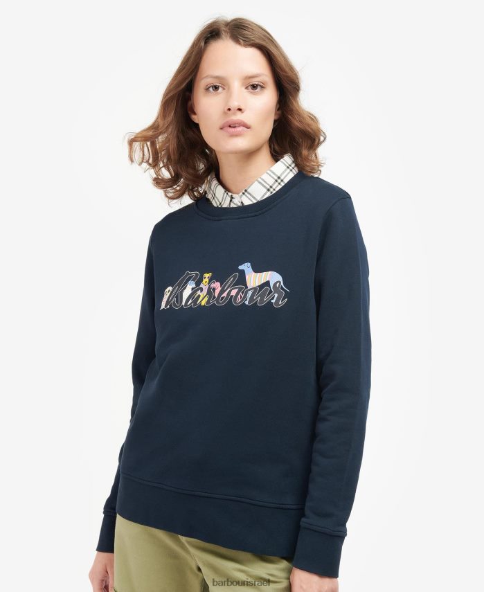 Barbour חיל הים הקלאסי נשים מגשר דרוםפורט R86Z6X2029 הַלבָּשָׁה