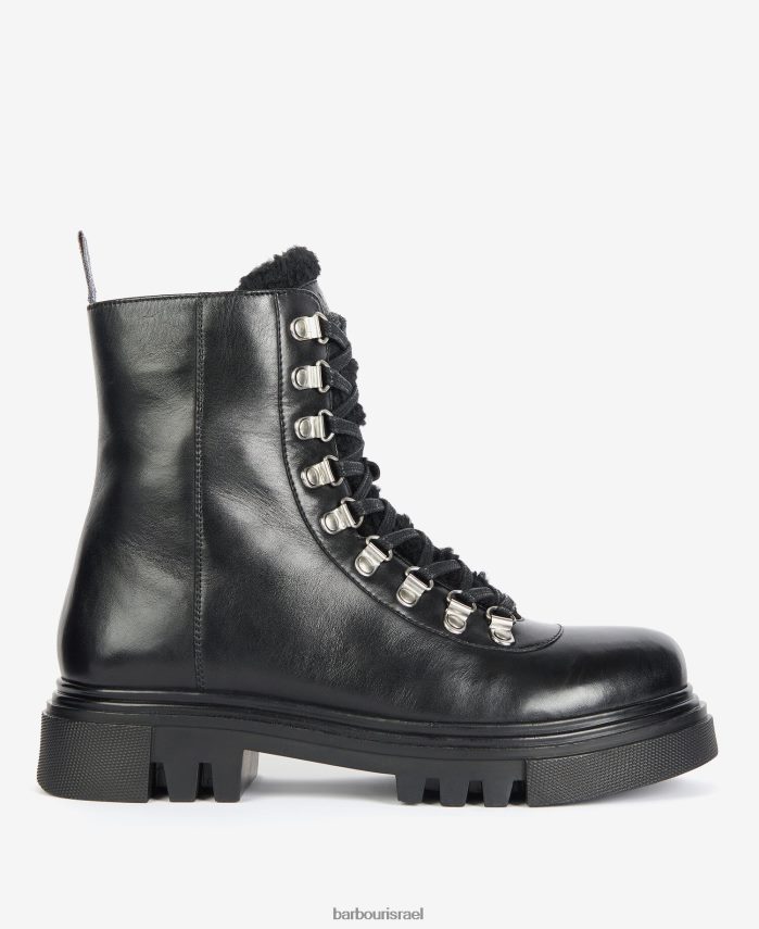 Barbour שָׁחוֹר נשים מגפי סייפר R86Z6X2071 הַנעָלָה