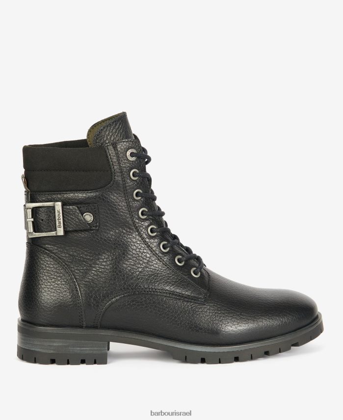 Barbour שָׁחוֹר נשים מגפי דפני R86Z6X2082 הַנעָלָה