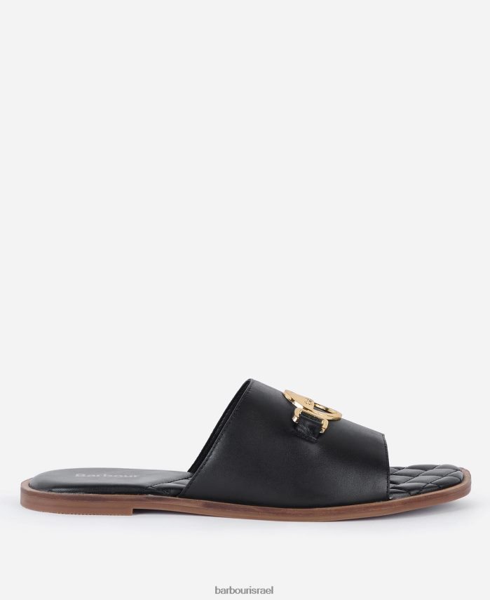 Barbour שחור קלאסי נשים סנדלי אמנון R86Z6X2115 הַנעָלָה