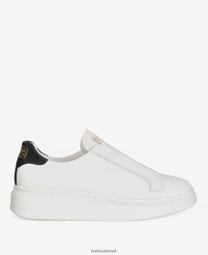 Barbour לבן נשים מאמני קארי R86Z6X2136 הַנעָלָה