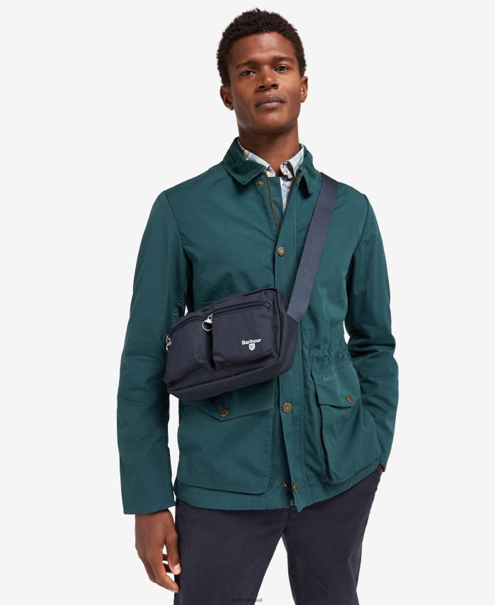 Barbour חיל הים הקלאסי גברים תיק קרוסבודי מדורג R86Z6X2201 אביזרים