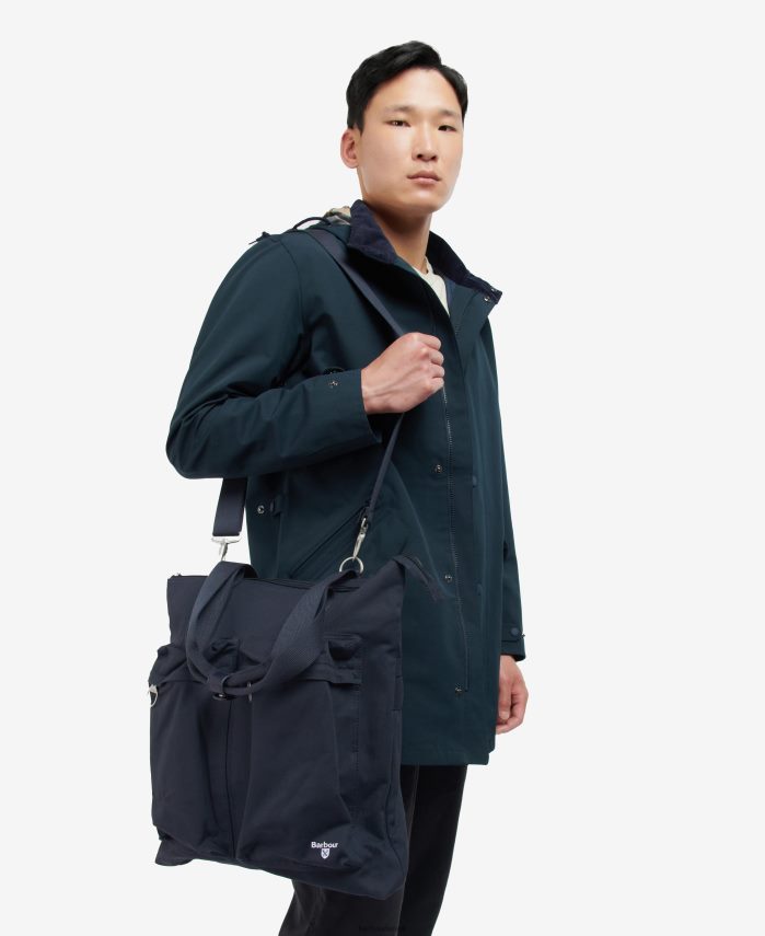 Barbour חיל הים הקלאסי גברים תיק שקית דו כיווני מדורג R86Z6X2215 אביזרים