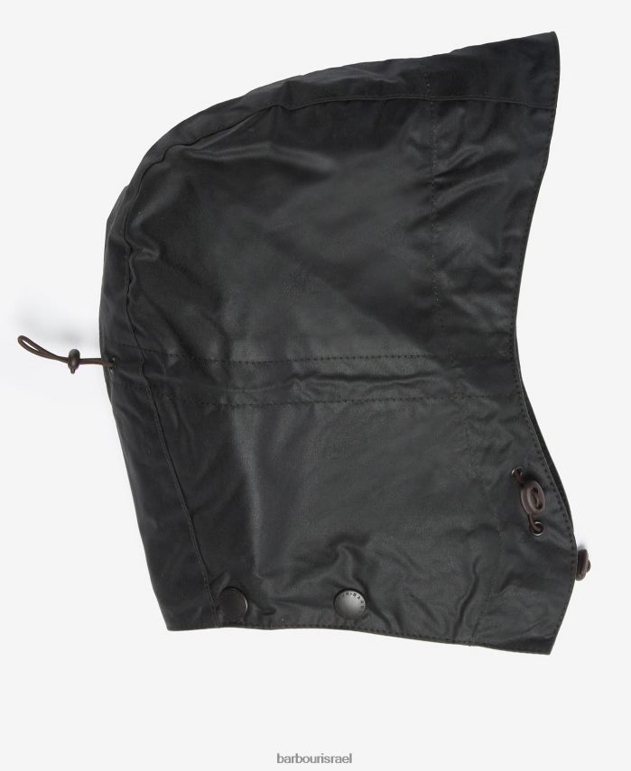 Barbour שָׁחוֹר גברים מכסה מנוע סופה שעווה R86Z6X2331 אביזרים