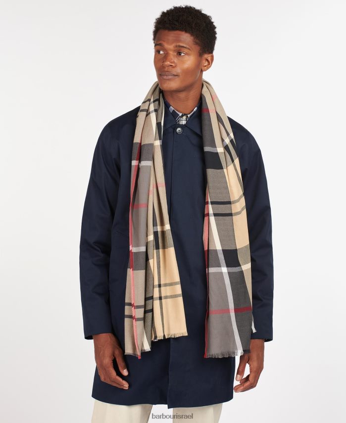 Barbour טרטן קלאסי גברים צעיף וולשו R86Z6X2351 אביזרים