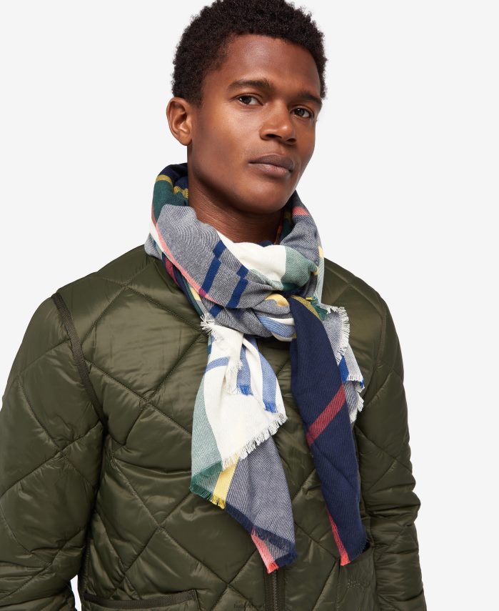 Barbour טרטן קלאסי גברים צעיף וולשו R86Z6X2353 אביזרים