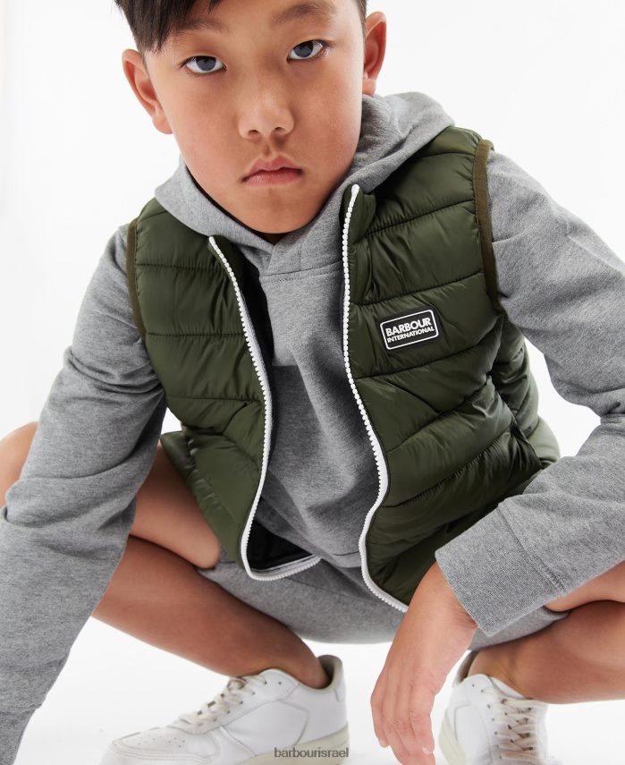 Barbour שחור צהוב בנים קנה קנה R86Z6X2496 הַלבָּשָׁה