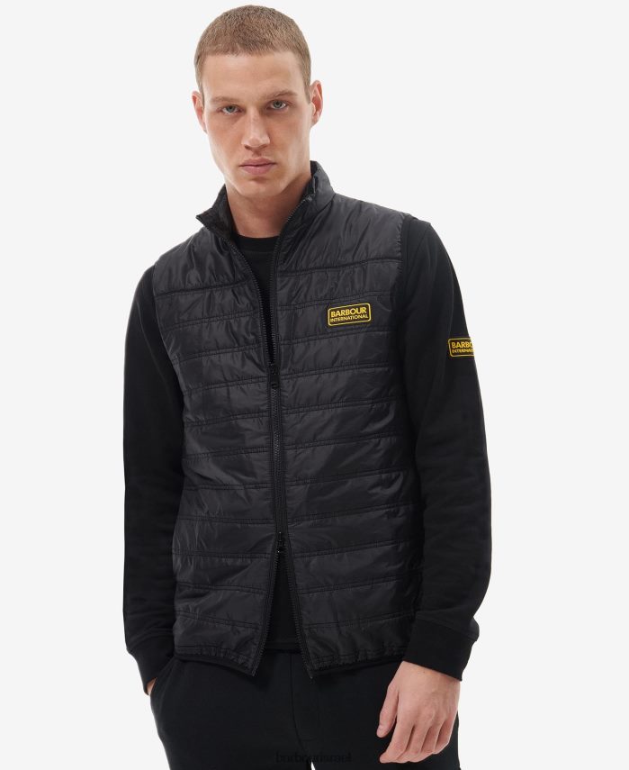 Barbour שחור קלאסי גברים ג'ילט יוני R86Z6X260 הַלבָּשָׁה