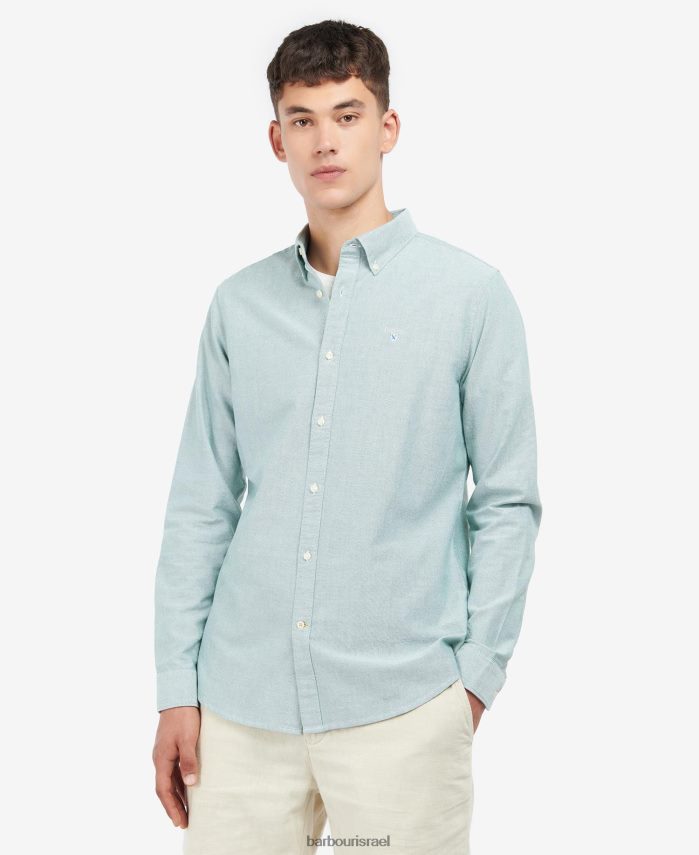 Barbour ורוד קלאסי גברים חולצה מחויטת אוקספורד R86Z6X309 הַלבָּשָׁה