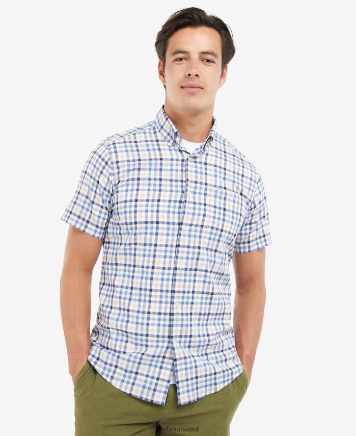 Barbour ורוד קלאסי גברים חולצה מחויטת בארבוט קינסון R86Z6X441 הַלבָּשָׁה