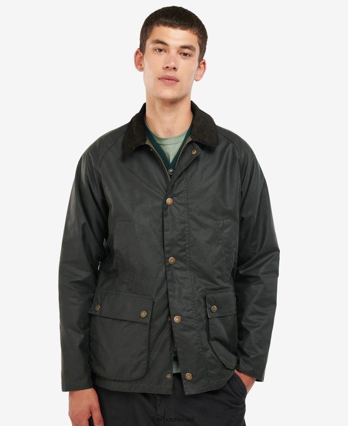 Barbour חיל הים הקלאסי גברים ז'קט בשעווה של אמבלטון R86Z6X45 הַלבָּשָׁה