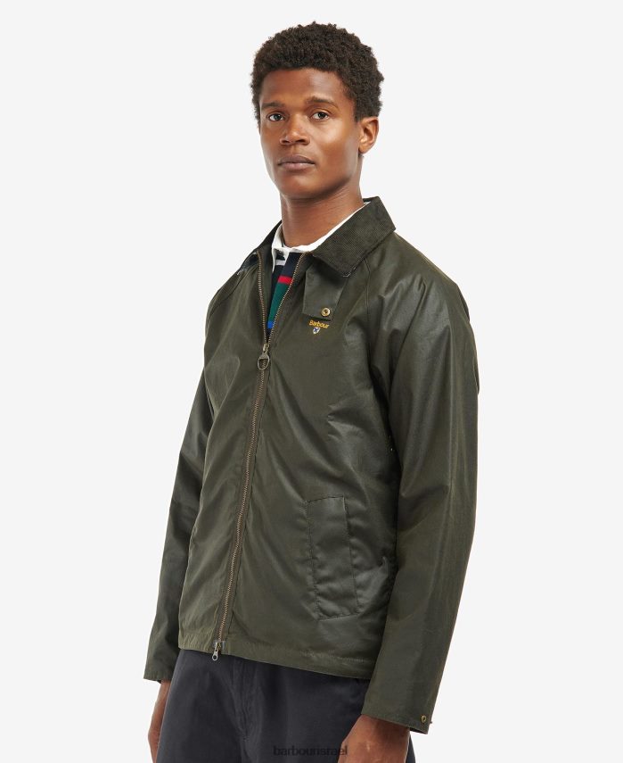 Barbour טרטן צי/קיסוס גברים ז'קט שעווה של קולג' R86Z6X54 הַלבָּשָׁה