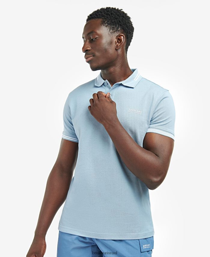 Barbour סְגַלגַל גברים חולצת פולו חיונית עם קצה R86Z6X647 הַלבָּשָׁה